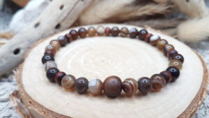 bracelet Agathe & bois - solo