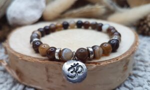 bracelet agate mini -Om