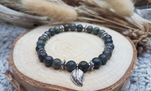 Bracelet Labradorite - Plume
