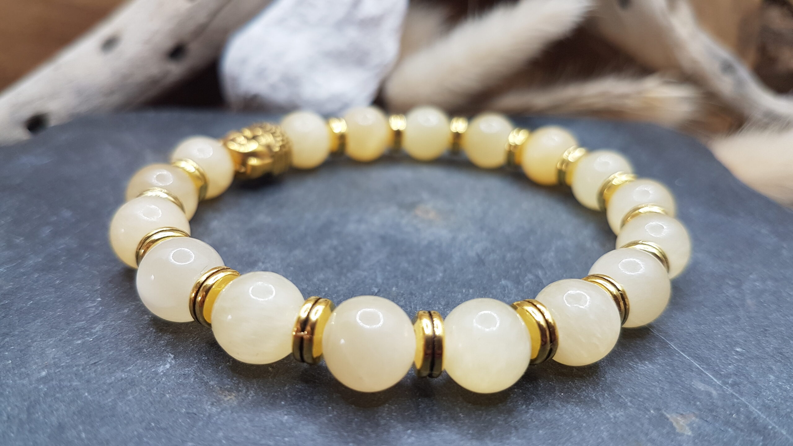 Bracelet Calcite orange - Boudha – Image 3