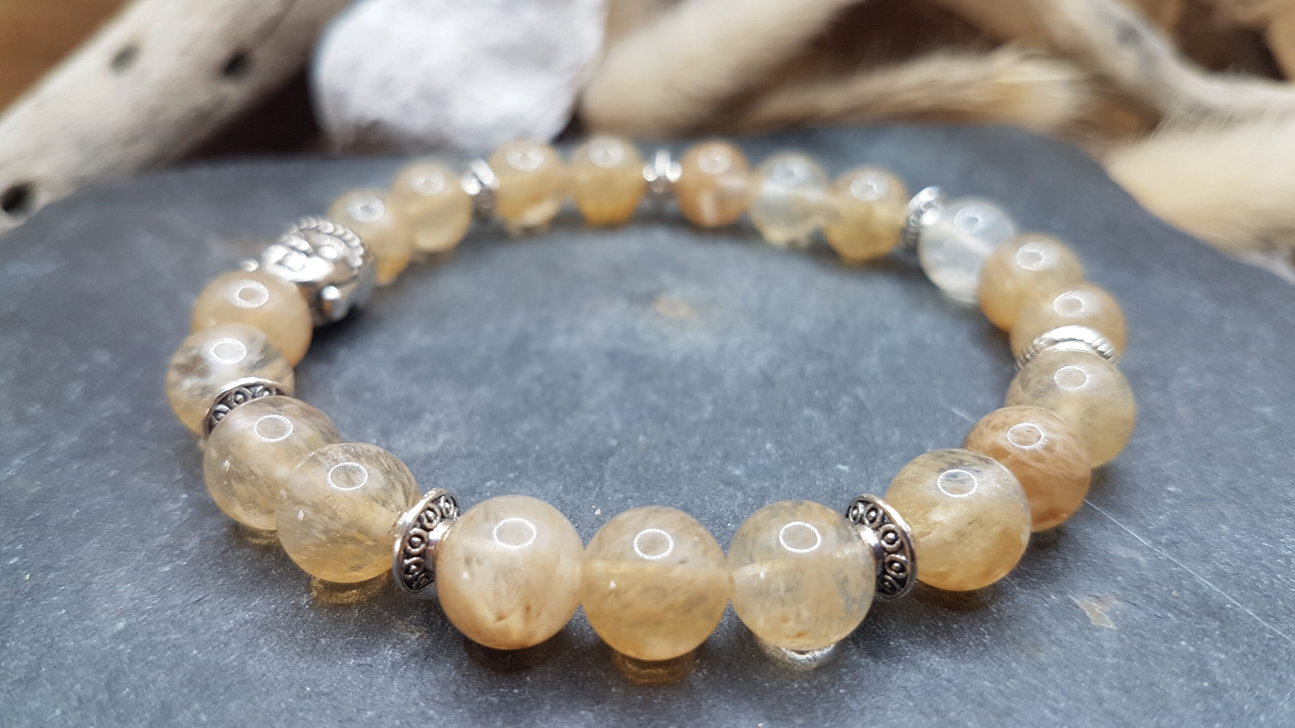 Bracelet Citrine - Boudha – Image 3