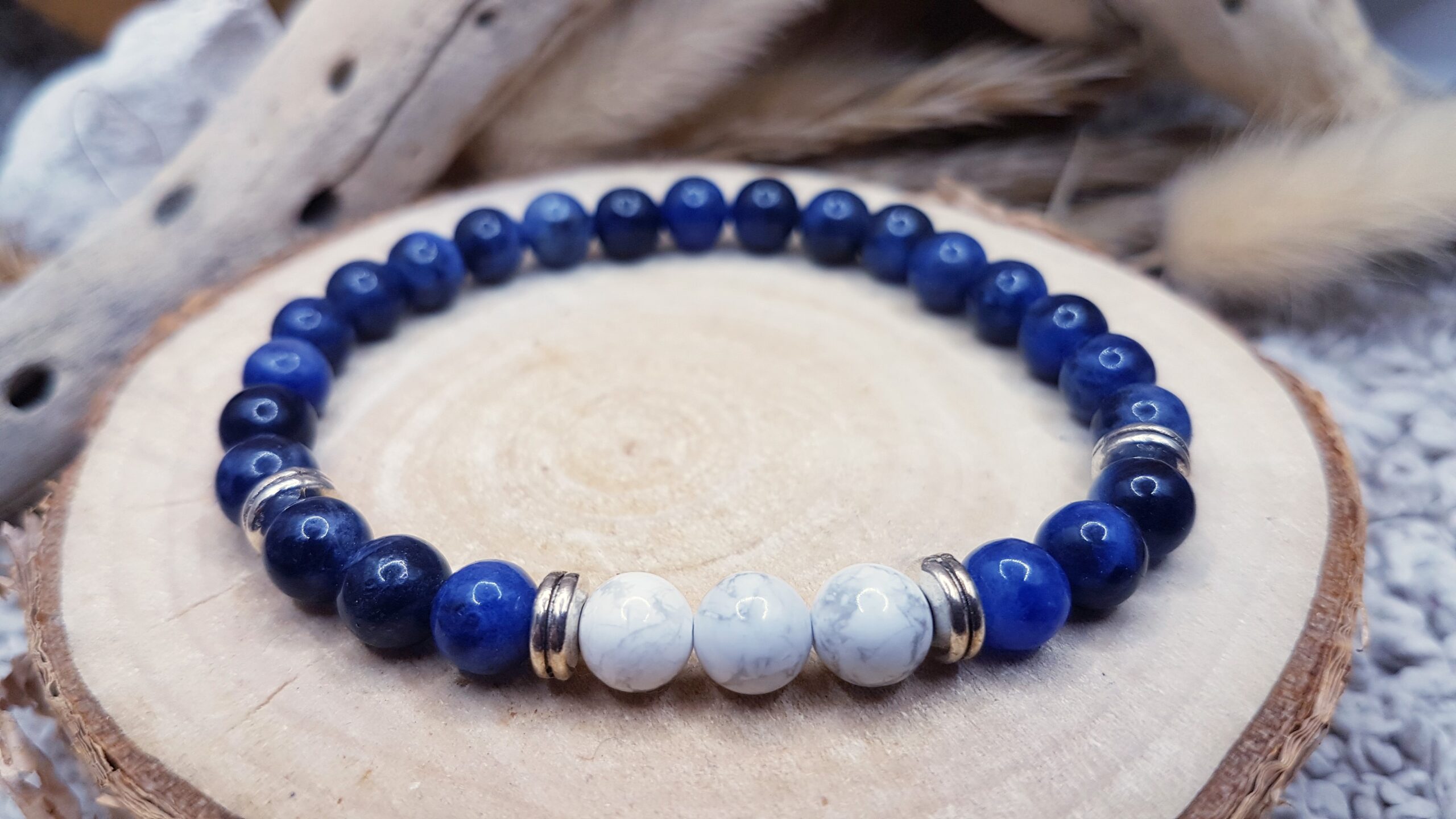 Bracelet Sodalite & Howlite
