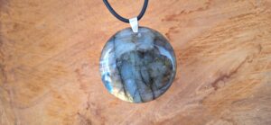 Pendentif Labradorite - Rond (21g)